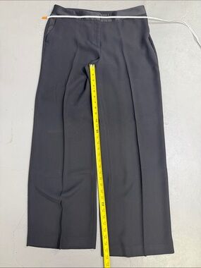 Classic Black Women’s Tuxedo Dress Pants - Tailored Straight Fit